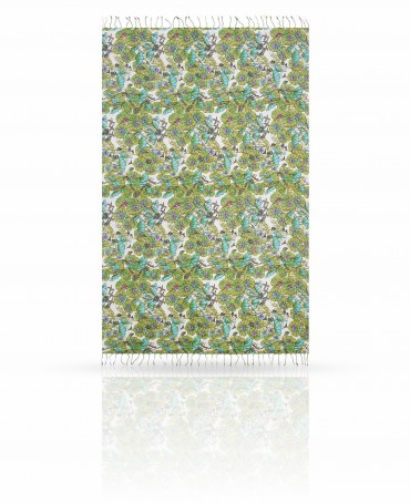 Палантин Женский S40-LOTUS.GARDEN/GREEN